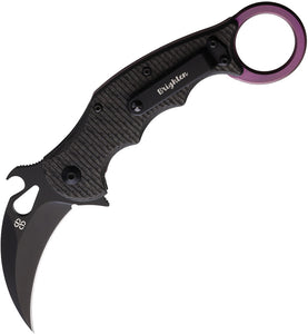 Brighten Blades Moonstruck Karambit Framelock Carbon Fiber Folding Pocket Knife 599TICL