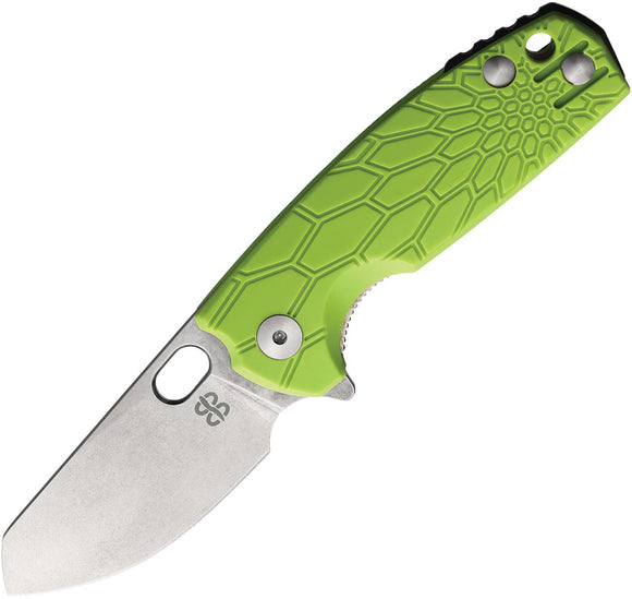 Brighten Blades Baby Core Linerlock Lime FRN Bohler N690 Folding Pocket Knife 608LG