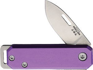 Bear & Son Slip Joint Purple Folding Knife 109pl