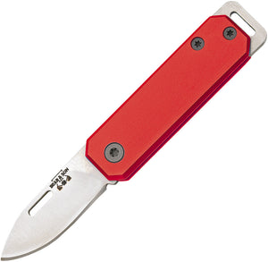 Bear & Son Small Slip Joint Red Folding Knife 109rd