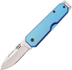 Bear & Son Large Slip Joint Blue Folding Knife 110bl