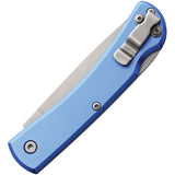 Bear & Son Small Farmhand Lockback Blue Folding Stainless Pocket Knife C137LBL