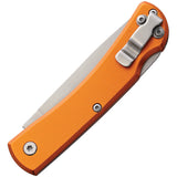 Bear & Son Small Farmhand Lockback Orange Folding Stainless Pocket Knife C137LOR