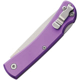 Bear & Son Small Farmhand Lockback Purple Folding Stainless Pocket Knife C137LPL