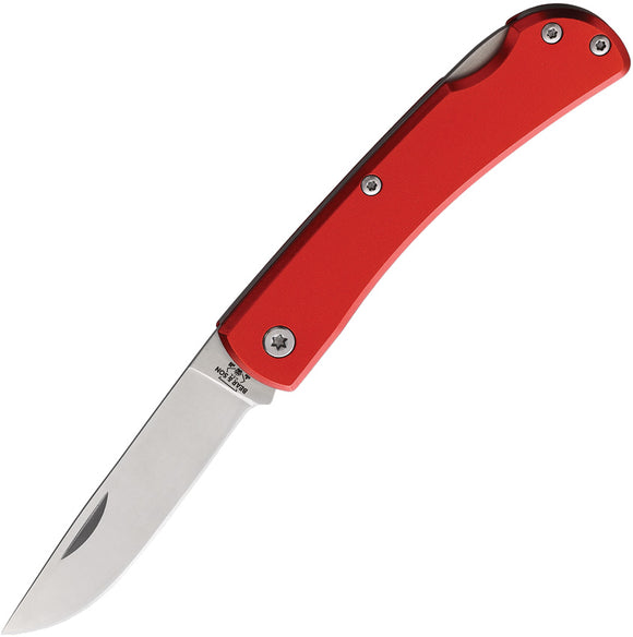 Bear & Son Small Farmhand Lockback Red Folding Stainless Pocket Knife C137LRD