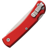 Bear & Son Small Farmhand Lockback Red Folding Stainless Pocket Knife C137LRD