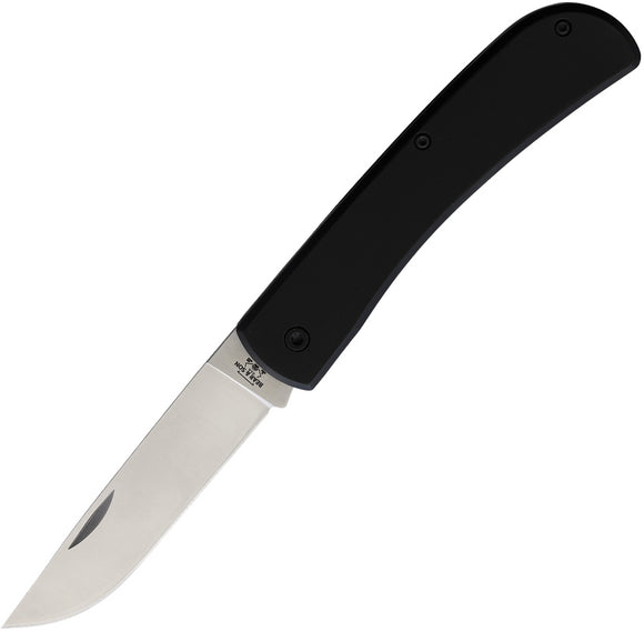 Bear & Son Large Farmhand Black Slip Joint Folding Pocket Knife 138