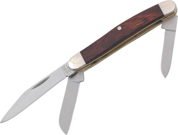 Bear & Son Small Stockman Rosewood Folding Pocket Knife 233r