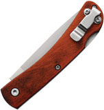 Bear & Son Small Lockback Rosewood Folding Stainless Pocket Knife 237LR