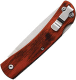 Bear & Son Lockback Rosewood Folding Stainless Steel Pocket Knife C238LR