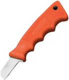 Bear & Son Orange Cushion Grip High Carbon Stainless Fixed Utility Knife 4660