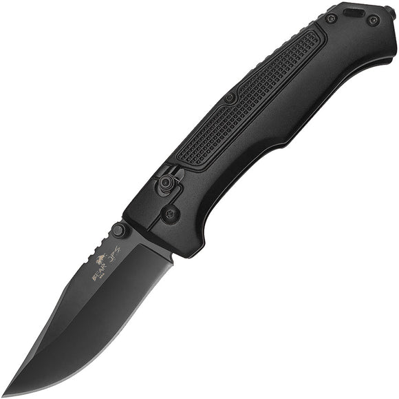 Bear Ops Rancor IV Pocket Knife Black Aluminum Folding 14C28N Clip Pt 550AIBKB