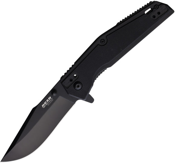 Bear Edge Linerlock A/O Black G10 Folding Stainless Pocket Knife 61534