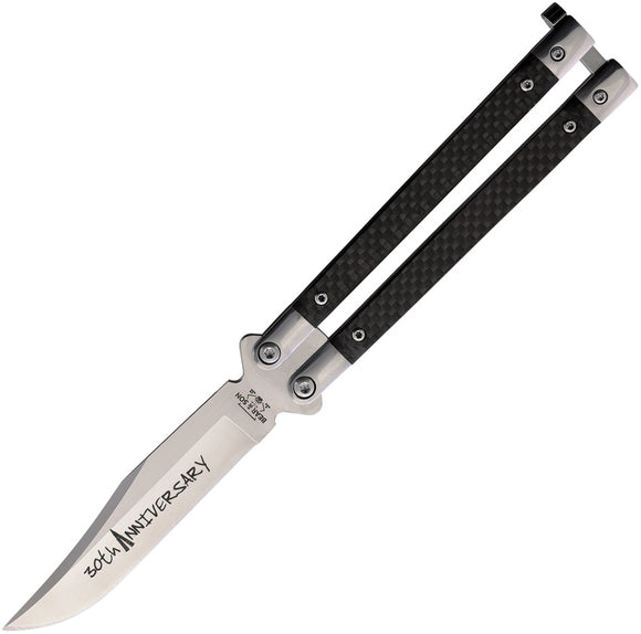 Bear & Son Anniversary Butterfly Carbon Fiber Knife (Balisong) 17s35