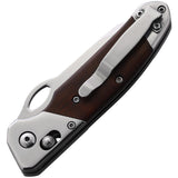 Bear & Son Slide Lock Cocobolo Wood Folding D2 Steel Pocket Knife B10N