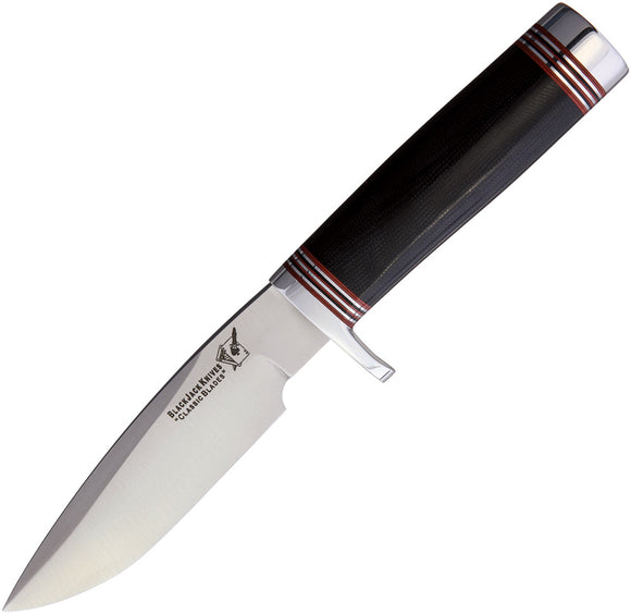 Blackjack Classic Model 125 Fixed Blade Knife Black Micarta A2 Tool Steel B125BM