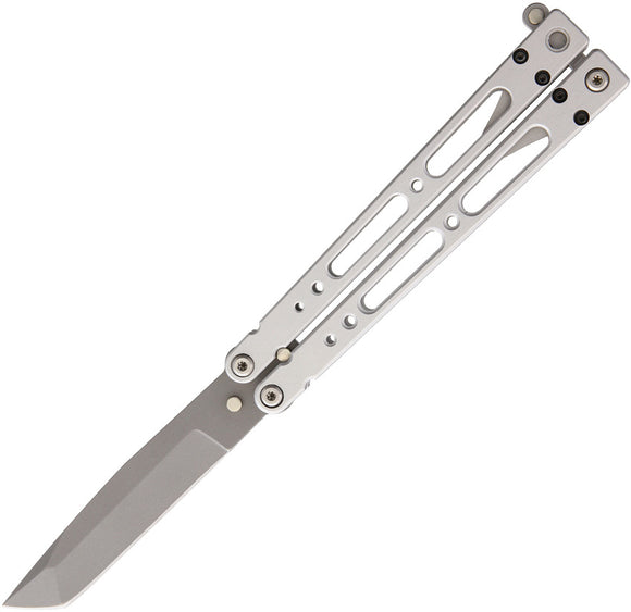Bear & Son Bear Song IV Butterfly Aluminum Handle Stainless Balisong Knife 410AP