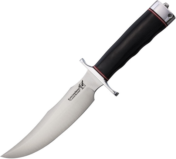 Blackjack Model 4 Black Smooth Micarta Stainless Fixed Blade Knife MK4MBC