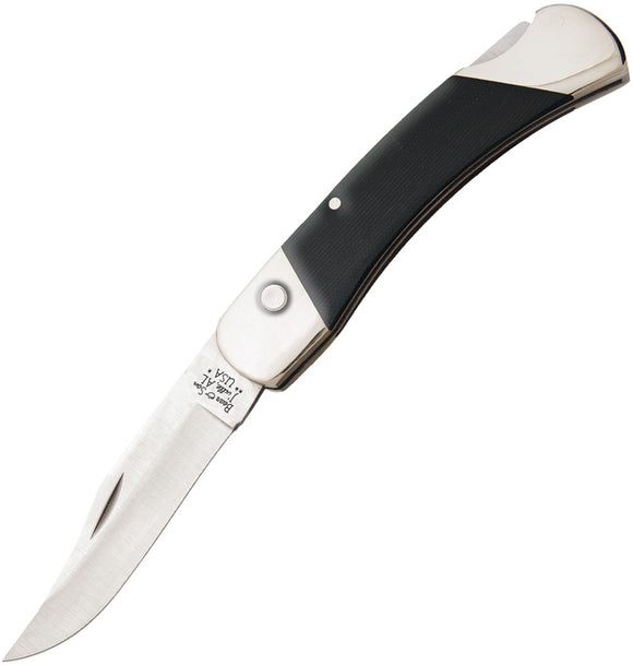 Bear & Son Automatic Knife Black G10 High Carbon Stainless Clip Pt Blade GA97