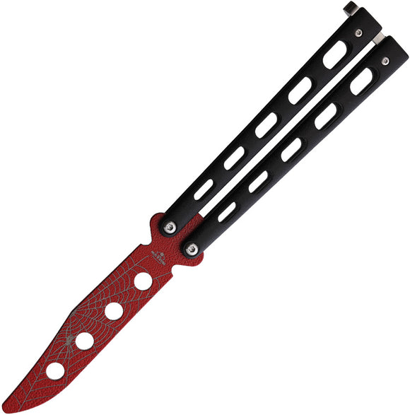 Bear & Son Widow Series Trainer Balisong Black 440 Stainless Butterfly Knife W114BTR