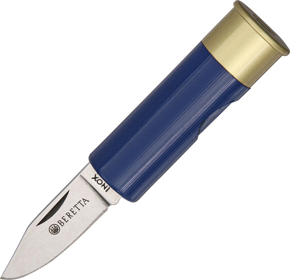 Beretta Blue Shotshell Folding 420 Stainless Pocket Knife 70BL