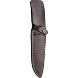 Beretta Oryx Walnut 440 Stainless Clip Point Fixed Blade Knife w/ Sheath 93525