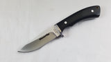 Black Fox Pakkawood 440 Stainless Drop Point Fixed Blade Knife w/ Sheath 007WD