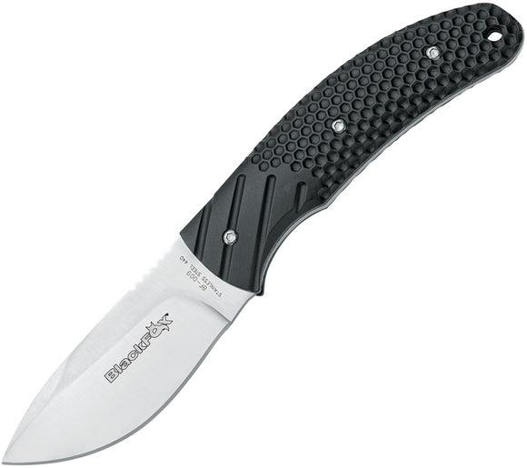 Black Fox 440A Stainless Skinner Fixed Blade Knife w/ Belt Sheath 009
