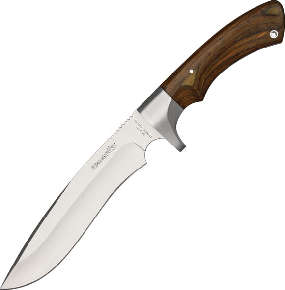 Black Fox Hunter Brown Pakkawood Tactical 440 Stainless Fixed Blade Knife 0701