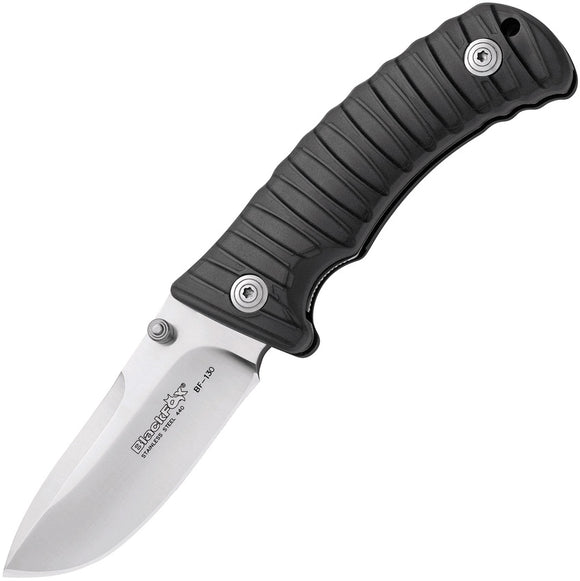 Black Fox Linerlock FRN Folding 440A Stainless Pocket Knife w/ Sheath 130B