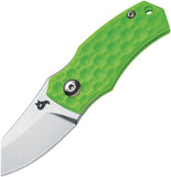Black Fox Skal Friction Folder Green Folding Knife 732g