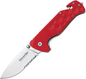 Black Fox Red Action Linerlock Folding Knife 737