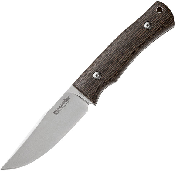 Black Fox Explorator Brown Micarta 440C Stainless Clip Pt Fixed Blade Knife 749