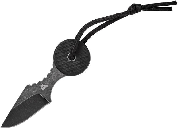 Black Fox Arrow Black G10 440C Stainless Fixed Blade Knife w/ Belt Sheath 753