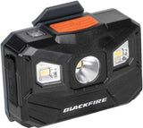 BlackFire Rechargeable 400 Grey & Orange Water Resistant Headlamp BBM6048