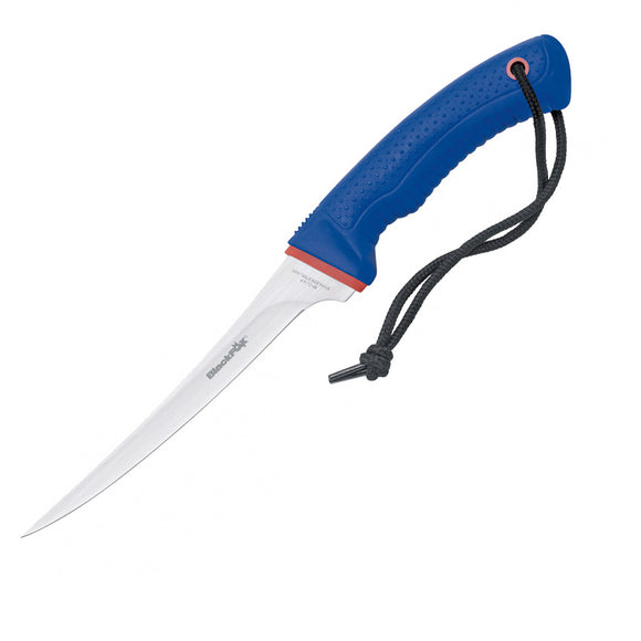 Black Fox Blue 420C Stainless Fixed Blade Fillet Knife w/ Belt Sheath CL18P