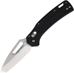 BlackFire Pivot Lock Black Smooth GFN Folding D2 Steel Pocket Knife 001BKB