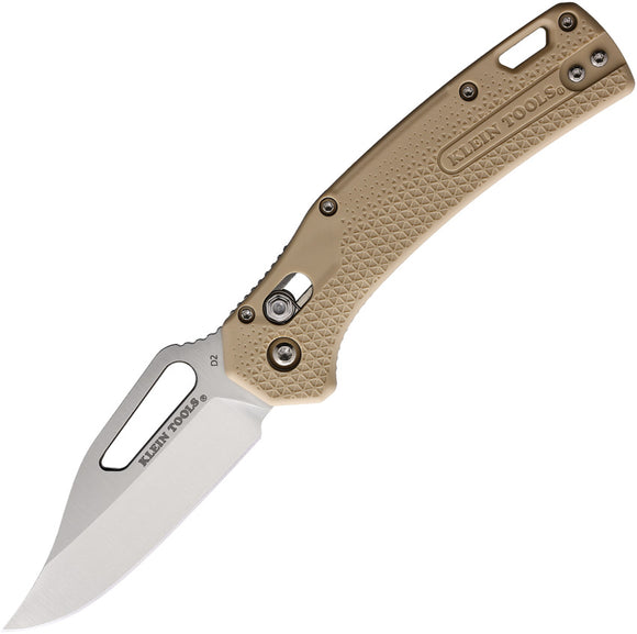 BlackFire Pivot Lock Tan Smooth GFN Folding D2 Steel Pocket Knife 002TNB