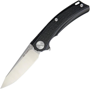Stedemon BG01 Folder Black Satin Folding Blade G10 Handle Knife