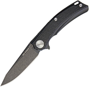 Stedemon BG01 Folder Black Smoky Stainless Folding Blade G10 Handle Knife