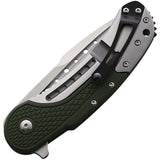 Begg Knives Bodega Framelock Green G10 & Stainless Folding D2 Pocket Knife 012