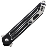 Begg Knives Kwaiken Linerlock Black Aluminum Folding D2 Pocket Knife 016