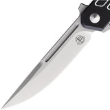 Begg Knives Kwaiken Linerlock Black Aluminum Folding D2 Pocket Knife 016