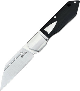 Begg Knives Bullet Train Slip Joint Black G10 & Stainless Folding 14C28N Pocket Knife 036