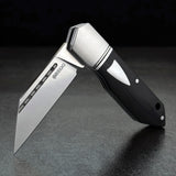 Begg Knives Bullet Train Slip Joint Black G10 & Stainless Folding 14C28N Pocket Knife 036