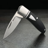 Begg Knives Drop Point Mini Slip Joint Black G10 & Stainless Folding 14C28N Pocket Knife 043