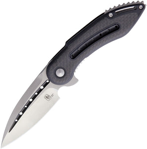 Todd Begg Knives Mini Glimpse Linerlock Carbon Fiber Folding Knife WKMGB