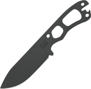 Becker Black Necker 1095 Carbon Steel Fixed Blade Knife w/ Neck Sheath R11