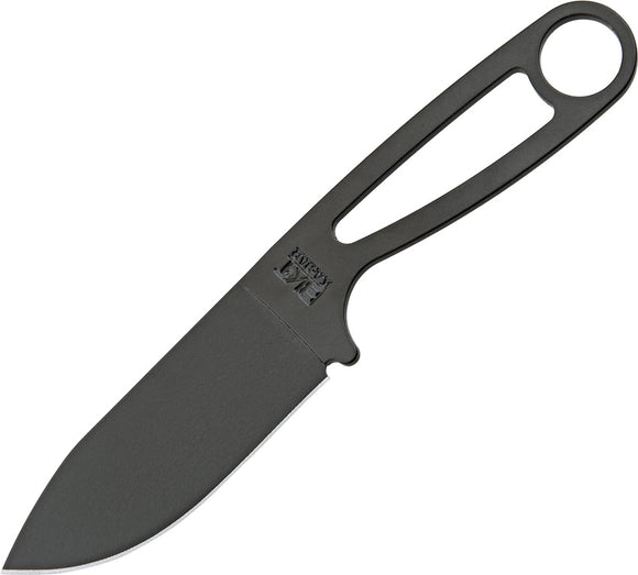 Becker Black EsKabar 1095 Carbon Steel Drop Point Fixed Blade Knife R14