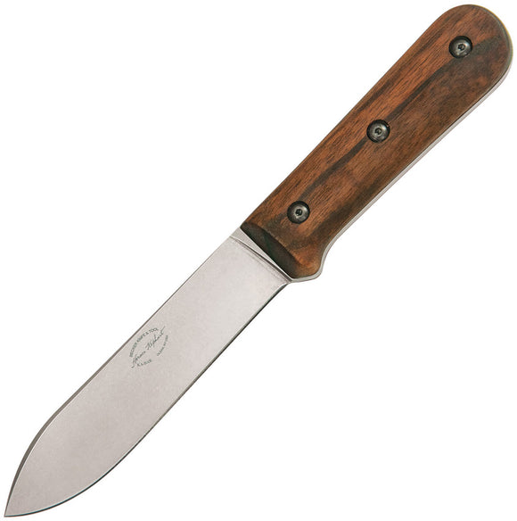 Becker Kephart 1095 Carbon Steel Spear Point Fixed Blade Knife w/ Sheath R62